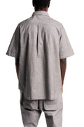 Gall | SS26 - Cargo Drifter Short Sleeve Shirt, Light Grey 07