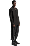 D.Hygen | SS26 - Silk Cotton Washer Shawl Collar Shirt, ST102-0426S