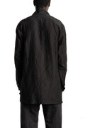 D.Hygen | SS26 - Silk Cotton Washer Shawl Collar Shirt, ST102-0426S