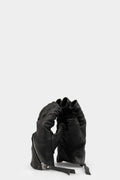 0-Hide | Spiral zip fingerless leather gloves F25G2