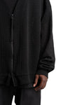 D.Hygen | SS26 - Cotton Low Gauge Knit Cardigan Layered Pullover, ST101-0426S