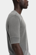 Thom Krom | AW25 - Extended cuffed sleeve t-shirt, Used grey MTS903