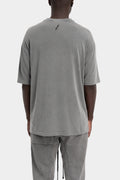 Relaxed raglan t-shirt, Used grey