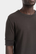 Extended sleeve t-shirt, Night brown