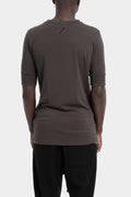 Extended sleeve t-shirt, Night brown