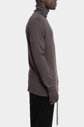 Thom Krom | AW25 - Turtleneck long sleeve tee, Brown MTS891