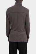 Thom Krom | AW25 - Turtleneck long sleeve tee, Brown MTS891