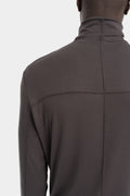 Thom Krom | AW25 - Turtleneck long sleeve tee, Brown MTS891
