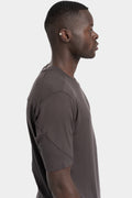 Thom Krom | AW25 - Soft viscose t-shirt, Night brown MTS890