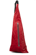 Pyramide leather pouch, Red