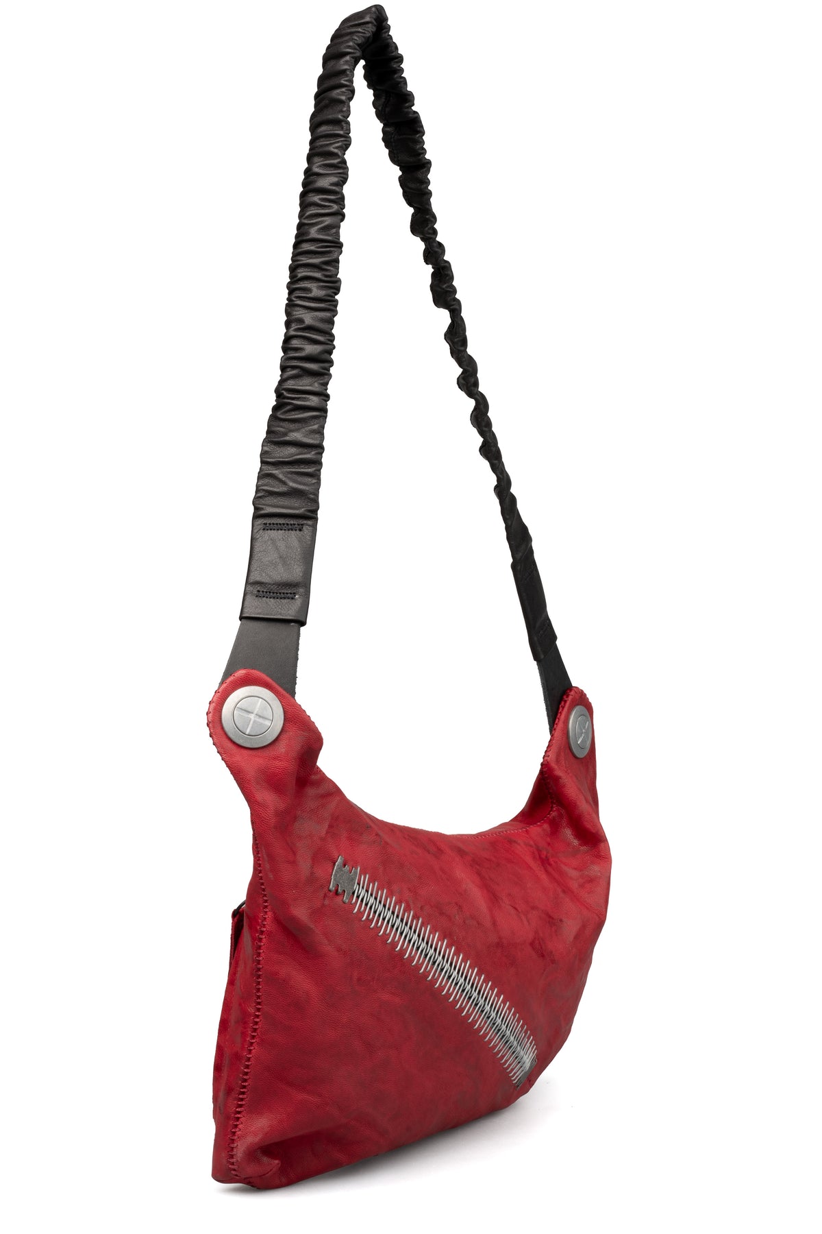 Isaac Sellam | SS26 - Crossbody leather bag | PASSAGER ROUGE
