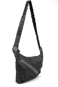 Crossbody leather bag, Plomb