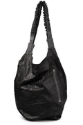 Large Crossbody Double Strap leather bag