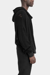 LA Haine Inside Us | AW25 - Draped hooded knit sweater M1190