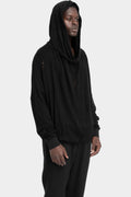LA Haine Inside Us | AW25 - Draped hooded knit sweater M1190