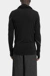 NostraSantissima | Draped collar silk blend sweater TS50
