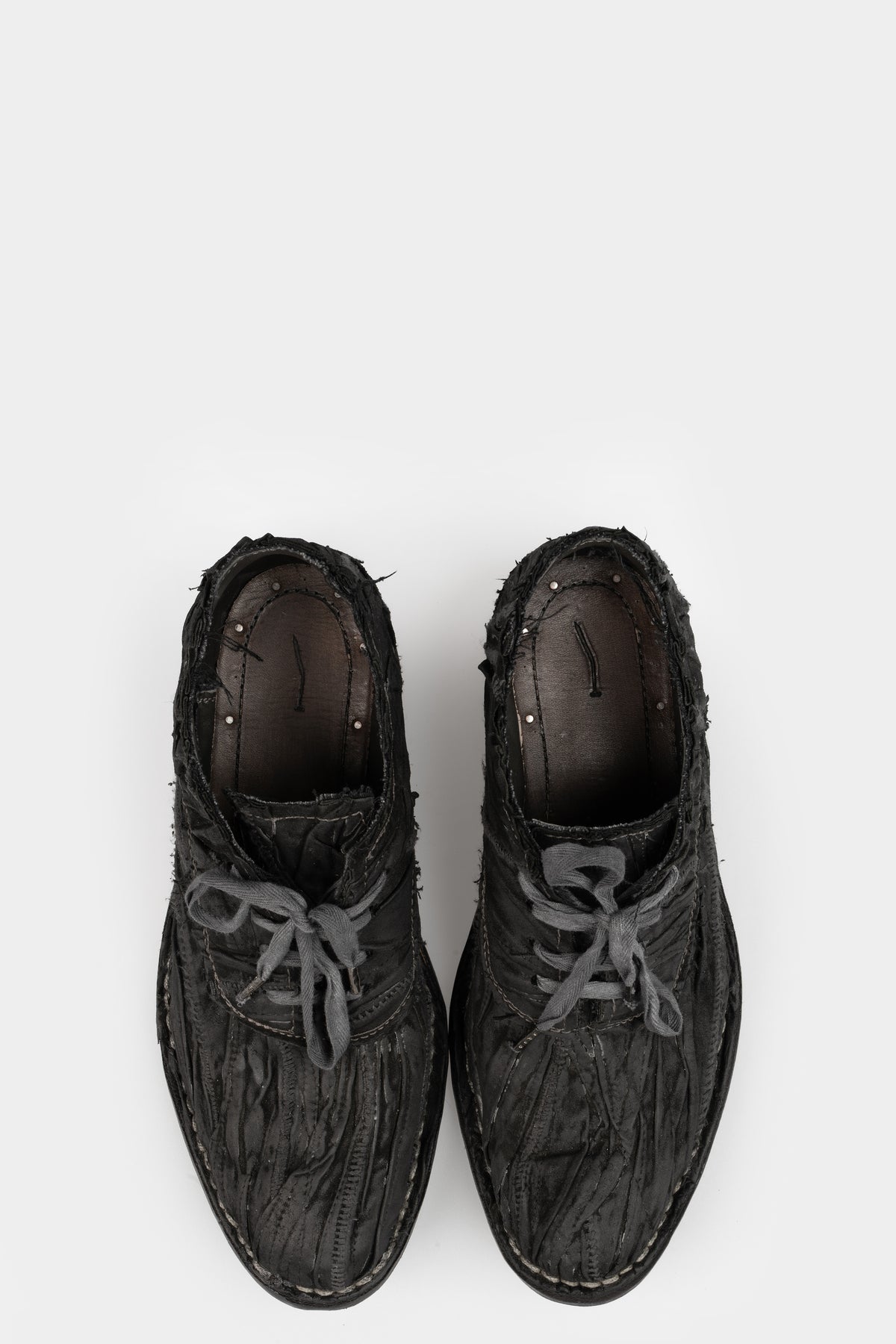 Botta-S | Layered waxed leather derbies