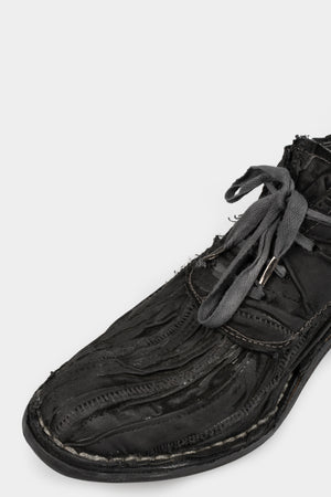 Botta-S | Layered waxed leather derbies