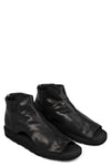 Open toe leather sandals