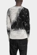 MD75 | AW25 - Spray dyed lightweight wool knit sweater, MD12123