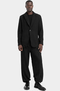 La Haine Inside Us | AW25 - Single button wool blend blazer M1146