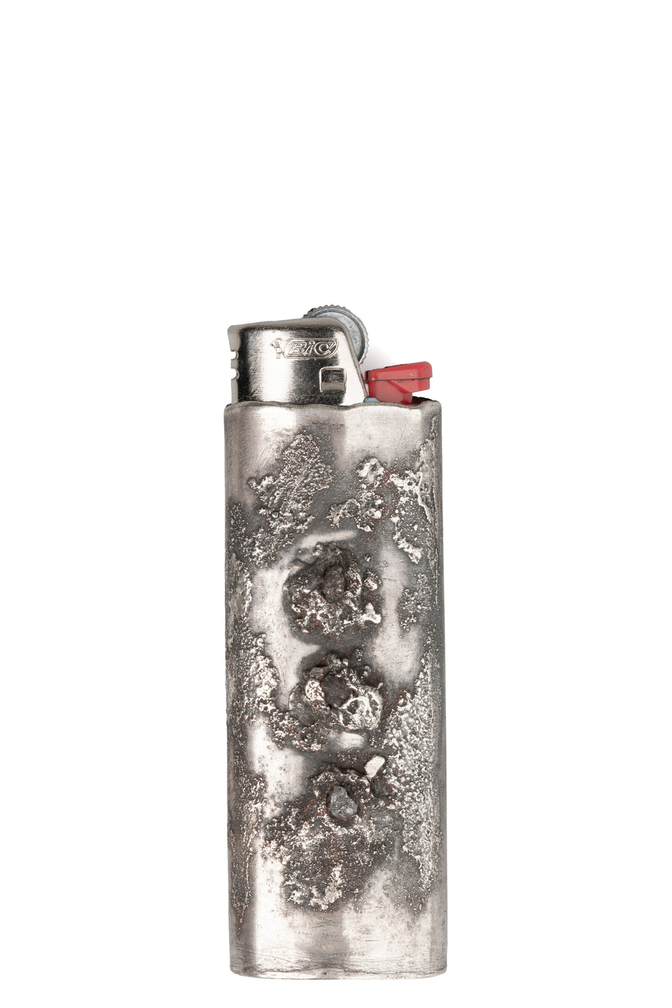 Silver lighter case 3 black diamonds