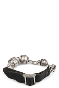 Chunky silver bead bracelet