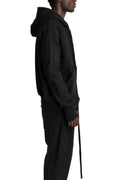 Hooded Zip Jacket, Black