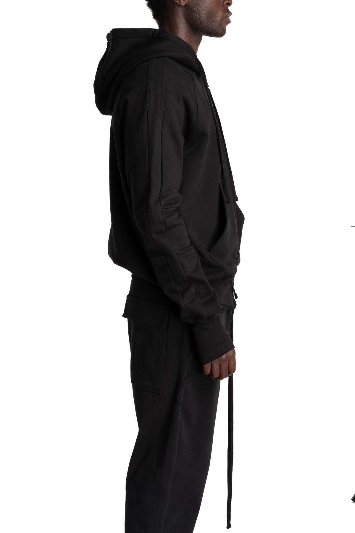 Thom Krom | AW26 - Hooded Zip Jacket, Black MSJ711