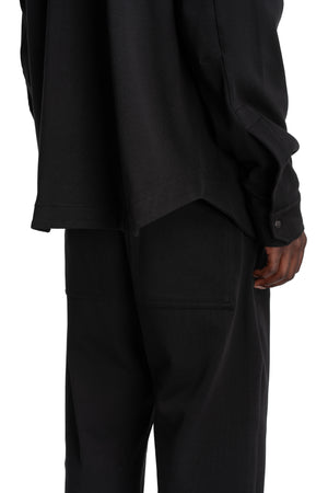 Thom Krom | AW26 - Jersey Shirt, Black MH183