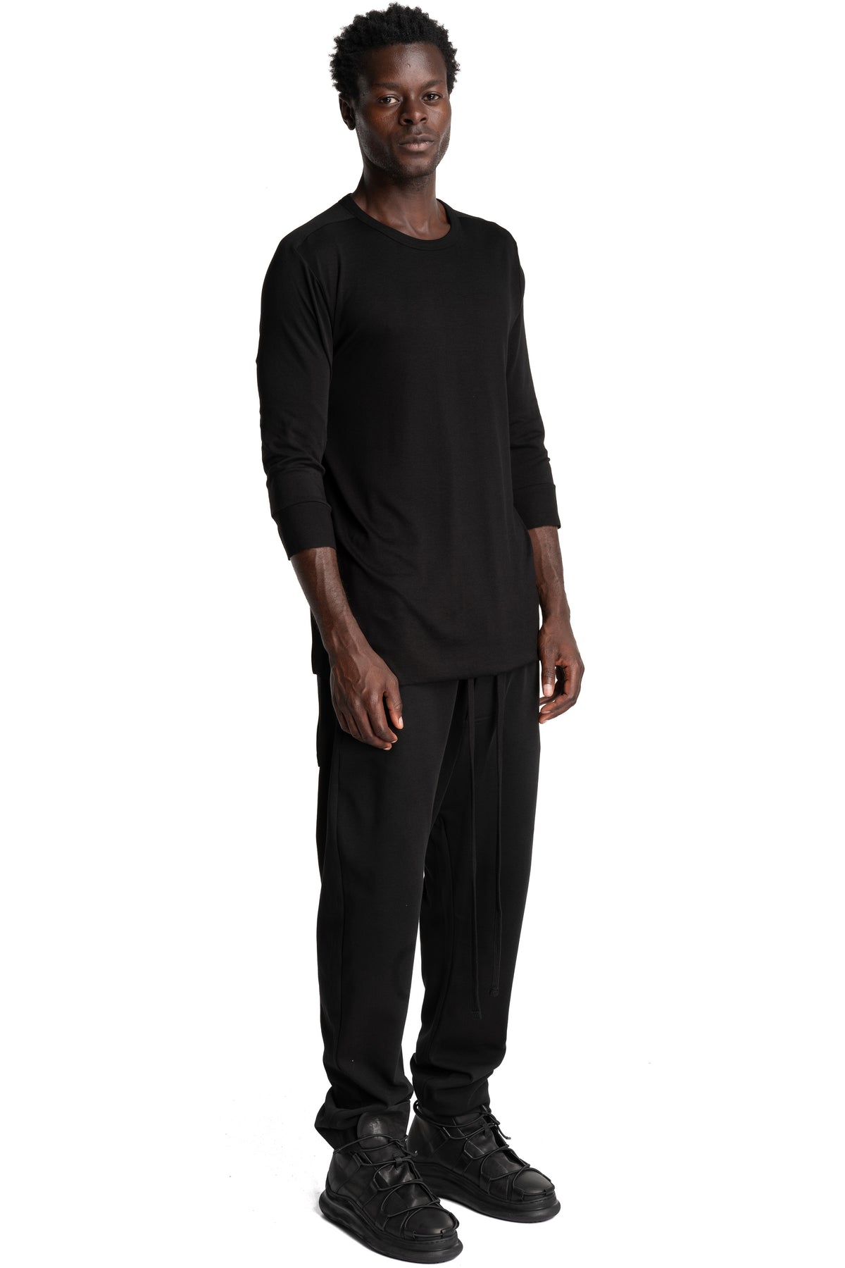 Thom Krom | AW26 - Round Neck T-Shirt, Black MTS978