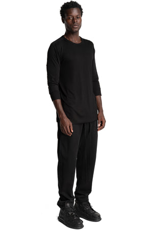 Thom Krom | AW26 - Round Neck T-Shirt, Black MTS978