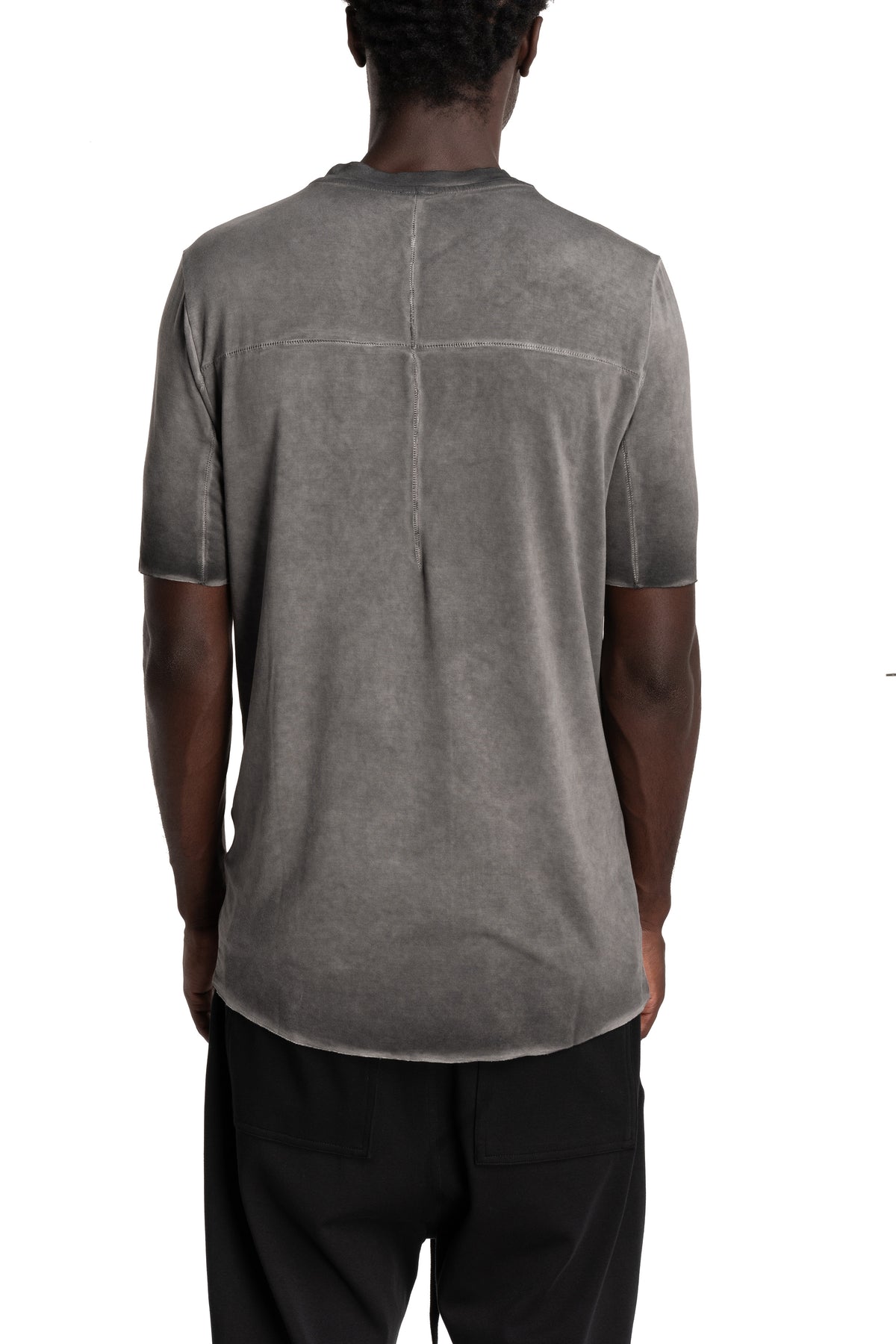 Thom Krom | AW26 - Basic T-Shirt, Cold Dye Grey MTS973