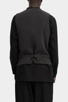 Y’s Yohji Yamamoto | Gabardine wool vest, ML-V02-103