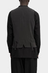 Y’s Yohji Yamamoto | Gabardine wool vest, ML-V02-103