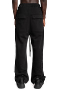Wide Leg Jersey Trousers