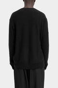 Y’s Yohji Yamamoto | AW25 - Patched wool knit pullover, ML-K44-191
