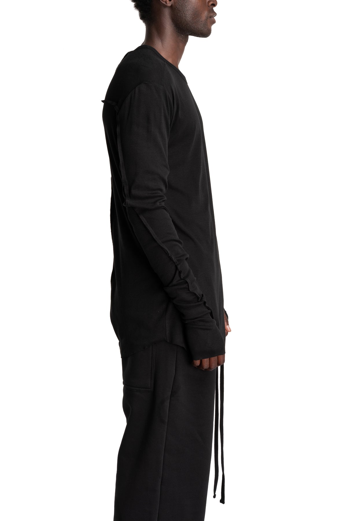 Thom Krom | AW26 - Longsleeve Top, Black MTS999