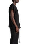 Round Neck Sweat Top, Black