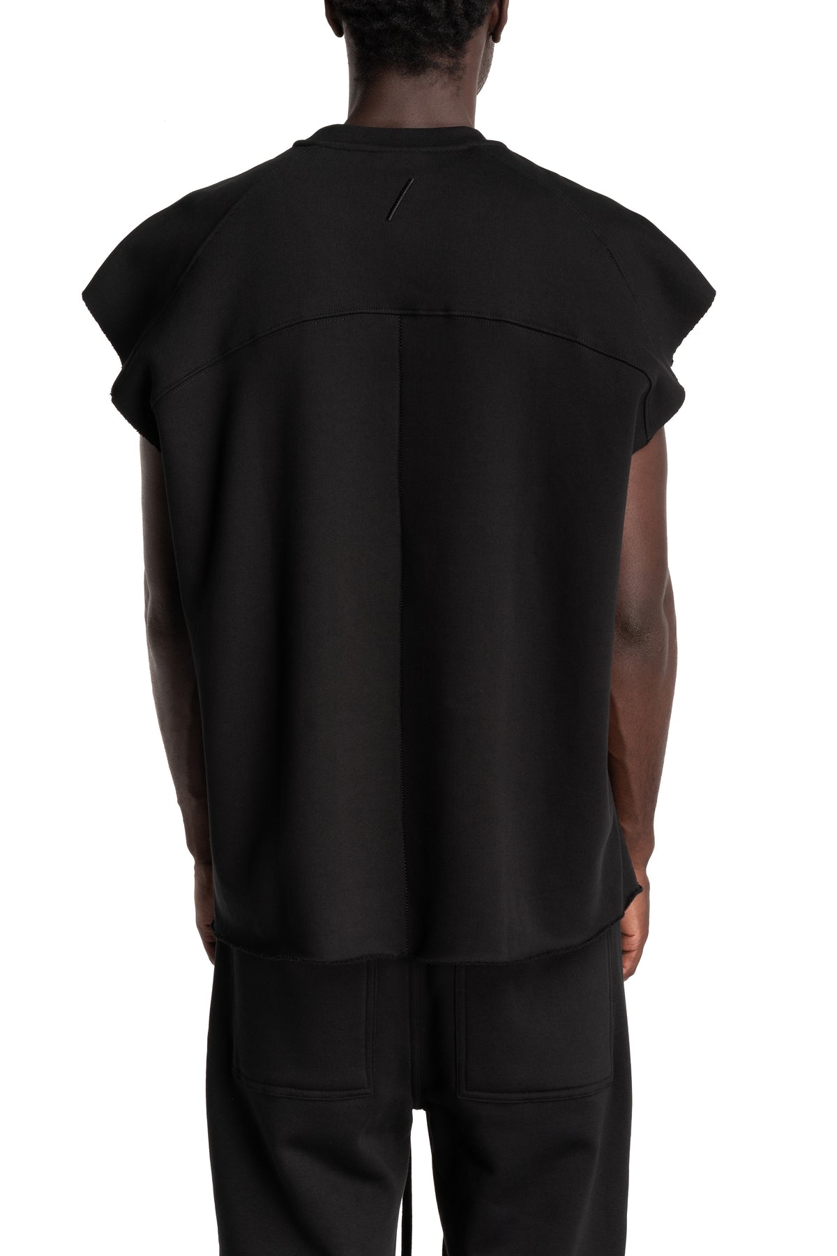 Thom Krom | AW26 - Round Neck Sweat Top, Black MS197
