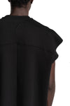 Round Neck Sweat Top, Black