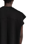 Round Neck Sweat Top, Black
