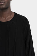 Andrea Ya'aqov | AW25 - Knitted wool pullover, 25MMAG01