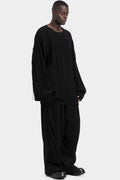 Andrea Ya'aqov | AW25 - Knitted wool pullover, 25MMAG01