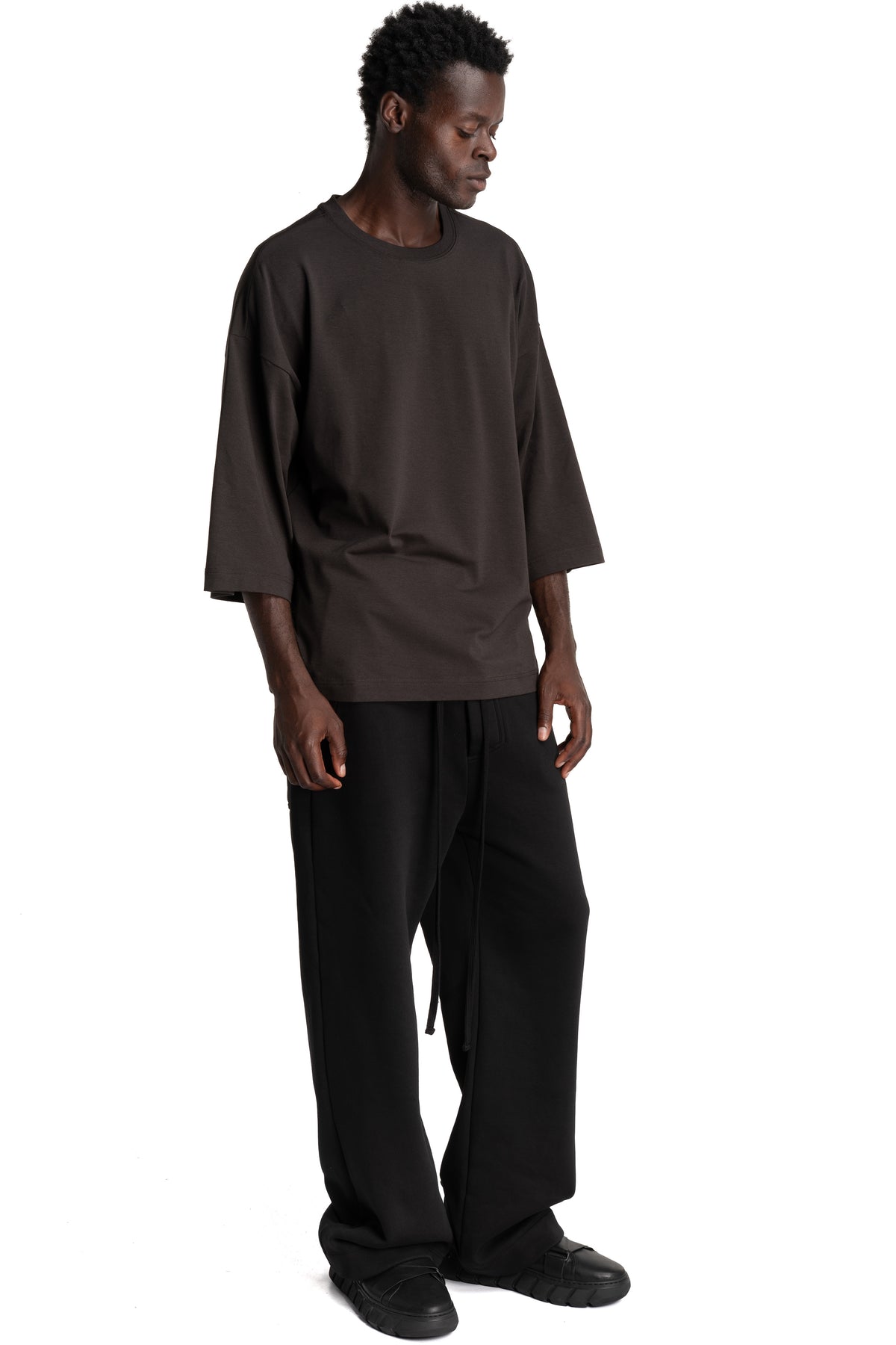 Thom Krom | AW26 - Oversized T-Shirt, Cold Brown MTS1005