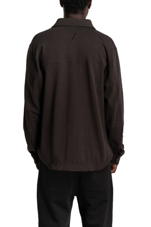 Thom Krom | AW26 - Jersey Shirt, Cold Brown MH183