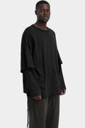 Andrea Ya'aqov | AW25 - Oversized double sleeve tee 25MGUW59