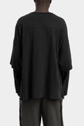 Andrea Ya'aqov | AW25 - Oversized double sleeve tee 25MGUW59