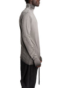 Roll Neck Longsleeve, Cold Dye Grey
