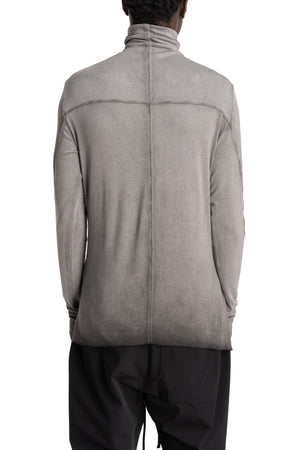 Thom Krom | AW26 - Roll Neck Longsleeve, Cold Dye Grey MTS1003